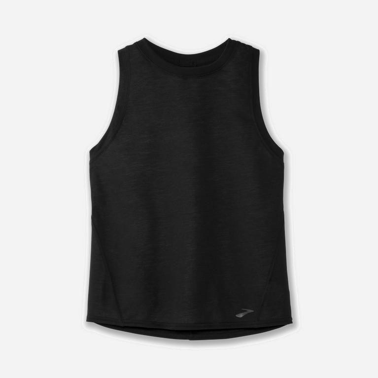 Brooks Distance Running Tank Dame Verkkokauppa - Svart - Norge (WSB378215)